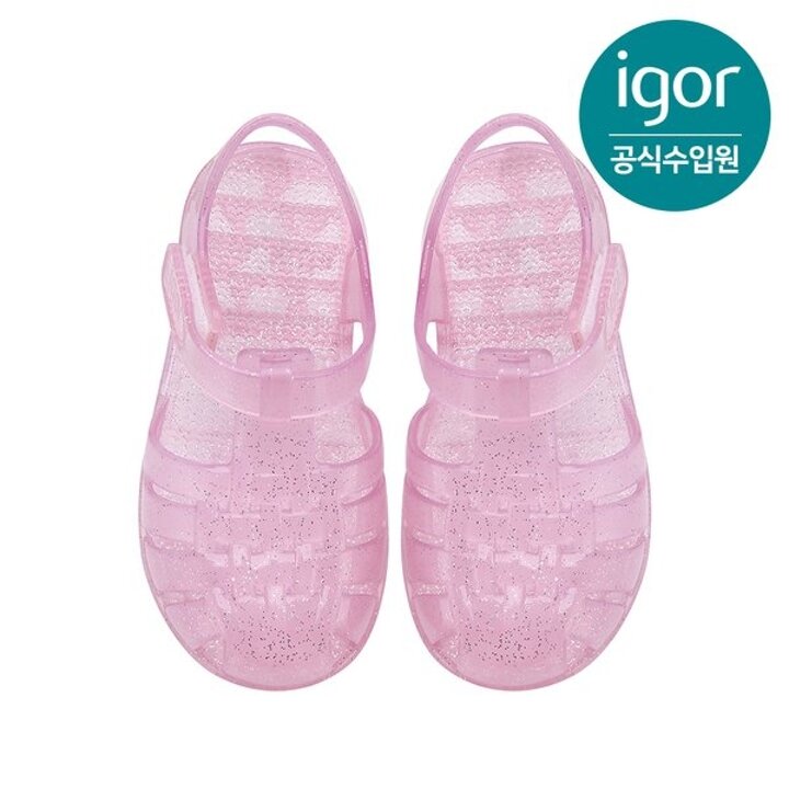 (신세계센텀점)[IGOR] 이고르 클라시카 젤리슈즈 크리스탈 글리터 핑크