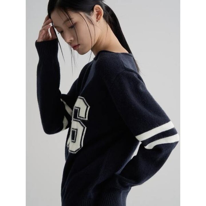 넘버링 풀오버  네이비 (356151CM3R)