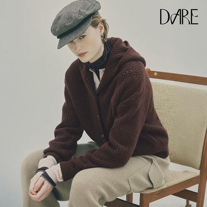 [런칭가 399,000원] 디아레 화이트캐시100 후드하찌 가디건