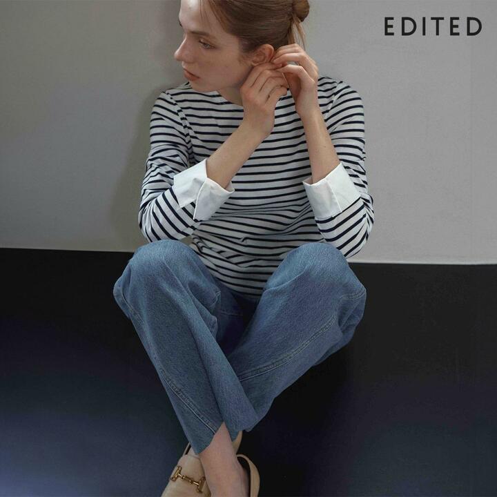 에디티드  스트라이프 커프스 티셔츠 3종 