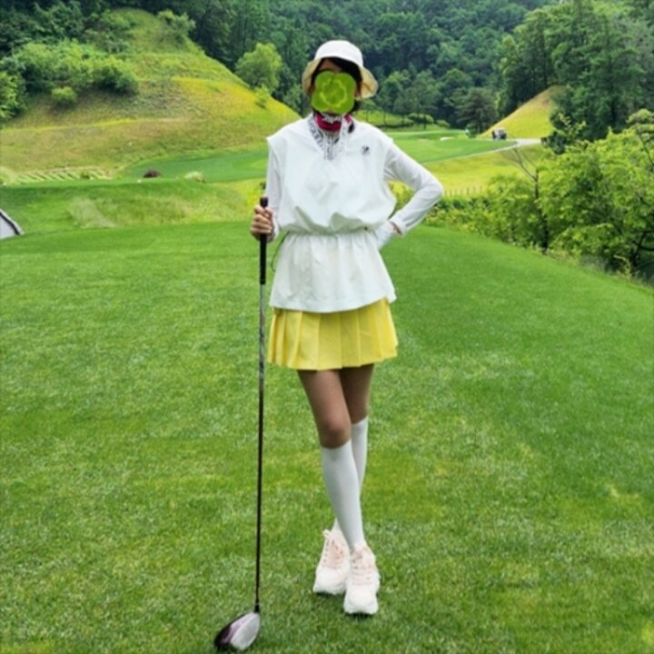 스트링민소매 여름나시 여성골프웨어 30대 40대 50대