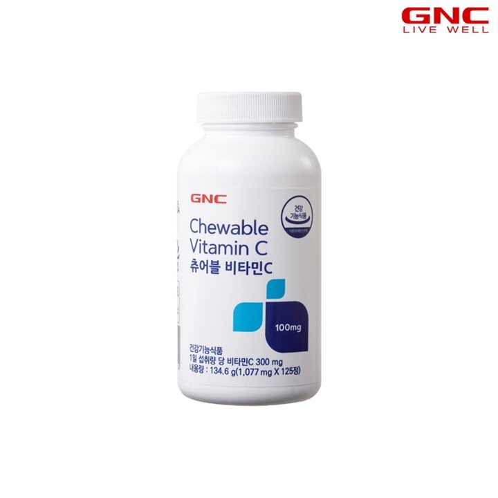[GNC] 츄어블 비타민C 100 (125정) 42일분_50731