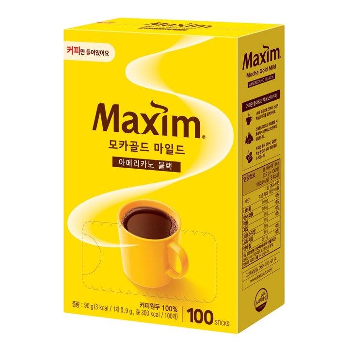 맥심 모카골드 커피만 100T