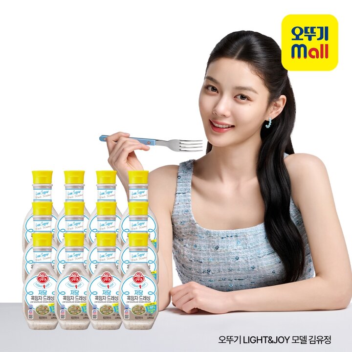 [오뚜기] LightJoy 저당 흑임자 드레싱 250g 12개