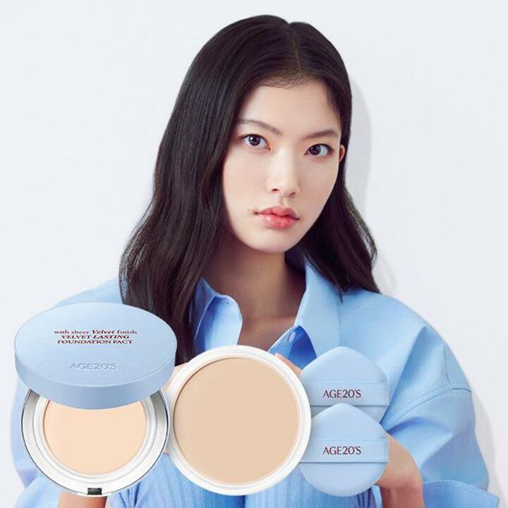 에이지투웨니스 벨벳 래스팅 파운데이션 팩트(본품+리필)