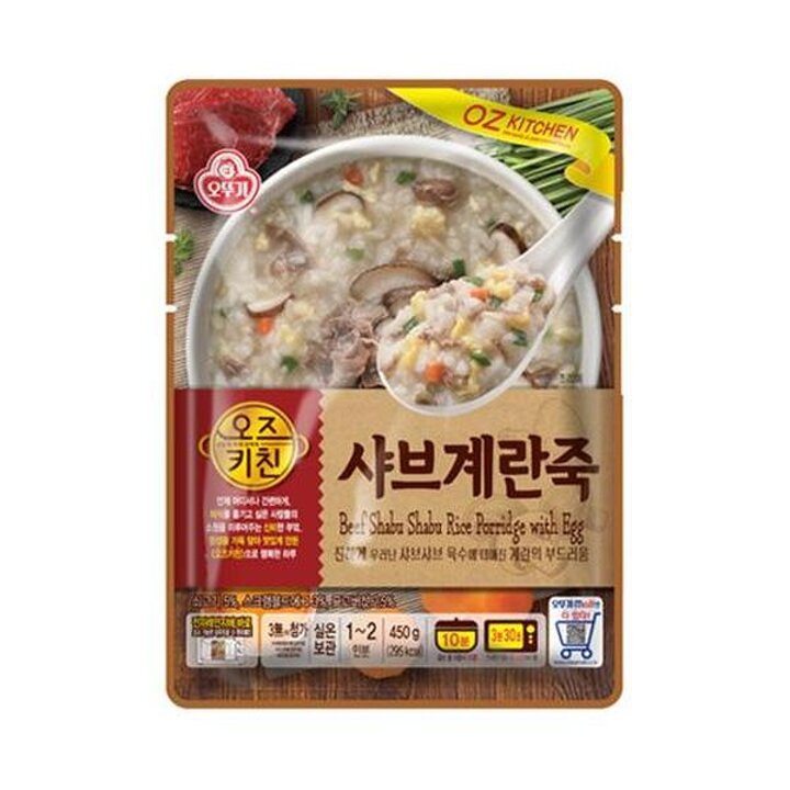 (신세계의정부점)오뚜기 오즈키친 샤브계란죽450G