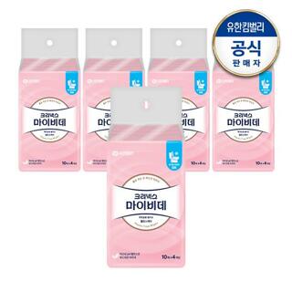 크리넥스 new 마이비데 밸런스케어 휴대용 10매x4입(x5팩)