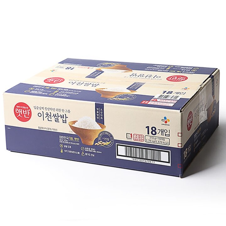 [코스트코] [CJ]햇반 이천쌀밥 210g x 18개