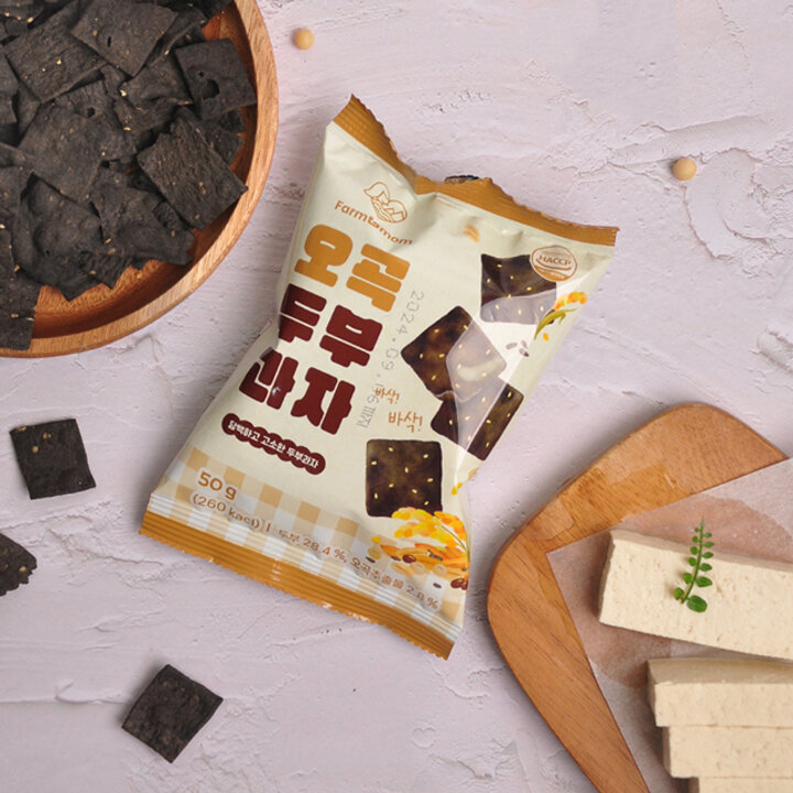 3종 두부과자 50g 20봉 (오리지널/오곡/갈릭맛)