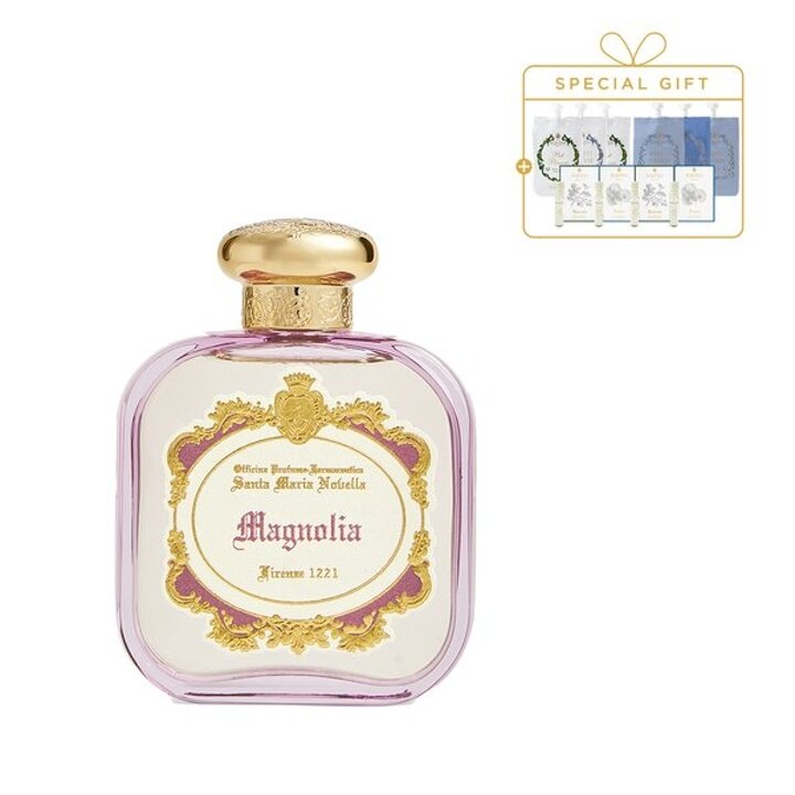 (신세계강남점)매그놀리아 오 드 퍼퓸 100ml (+오드퍼퓸 2ml 4종+바디샘플 8ml 3종+핸드워시 8ml 3종)