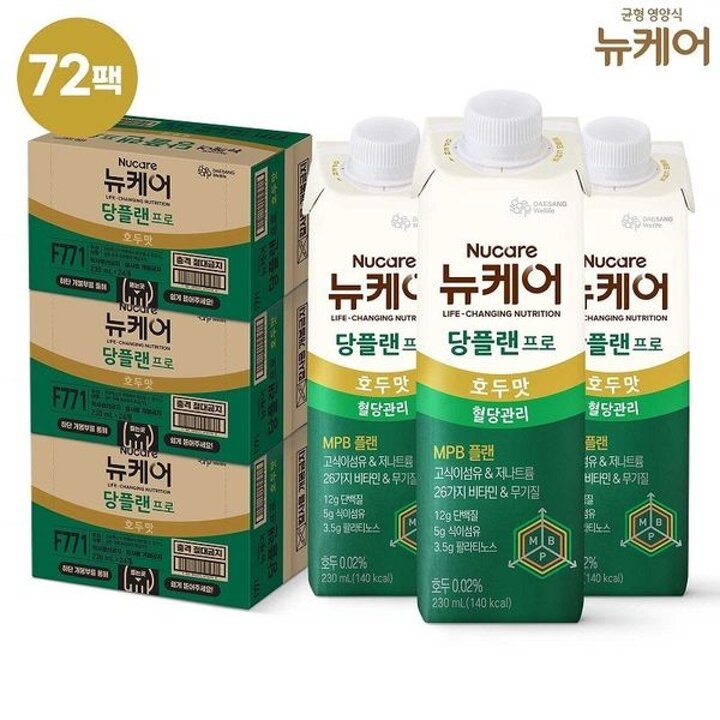 대상 뉴케어 당플랜 프로 72팩(호두맛)[32418541]