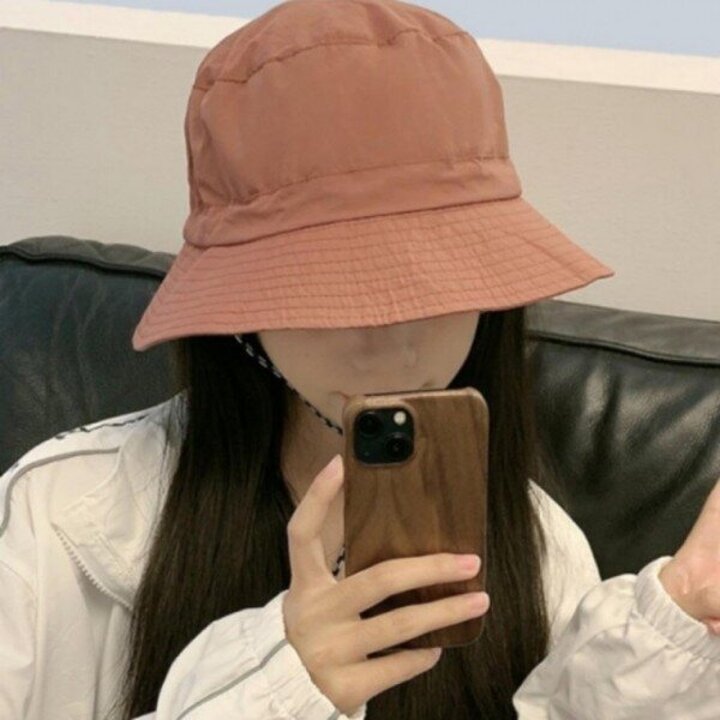 MNO 여성 여름 휴양지 벙거지 접이식 포켓 챙모자 버킷햇