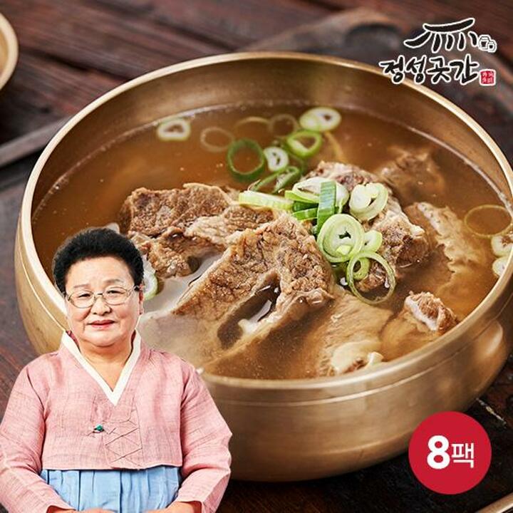 정성곳간 뼈없는갈비탕 800g x 8팩(M)
