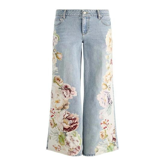 [해외배송] 26SS 앨리스 앤 올리비아 스트레이트 팬츠 CD604D87122R479 Blue