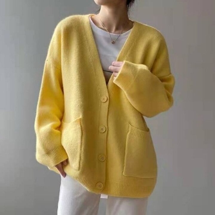 여성 봄 가을 소프트 가디건 여자 간절기 니트가디건19805792667501