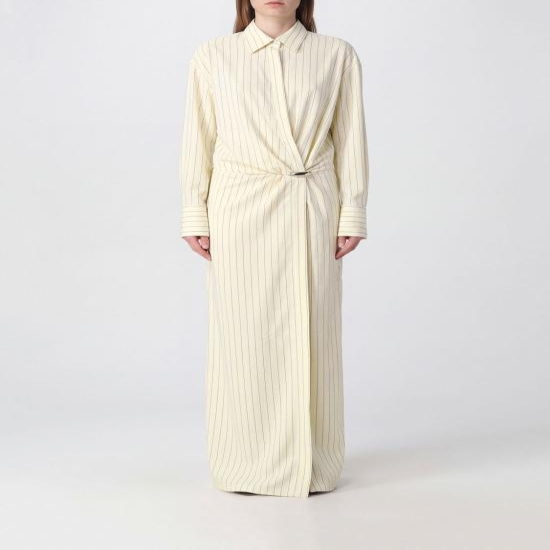 구하다 [해외배송] 26FW 돈답 롱 원피스 DA570ES0080XXX 001 White
