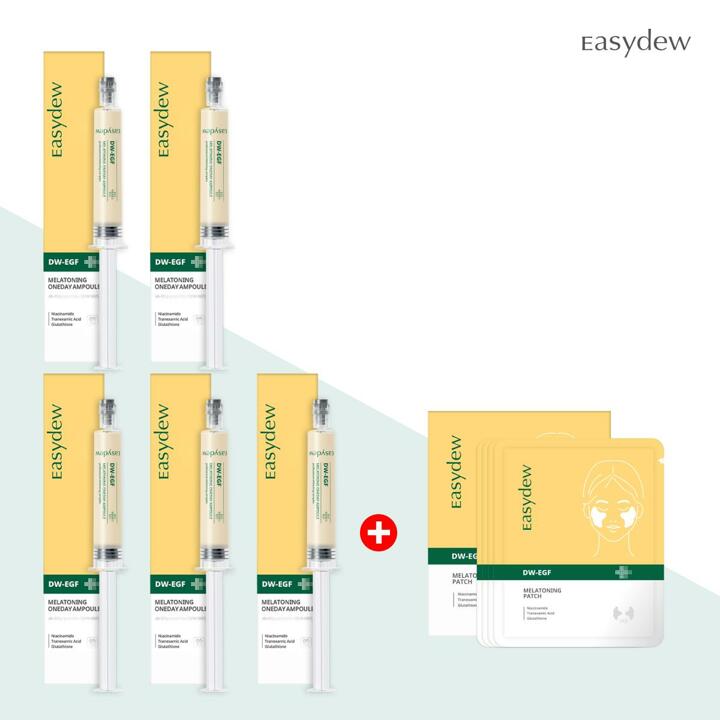 [초특가] 대웅제약 이지듀 멜라토닝 앰플 8ml*5 + 멜라토닝 패치