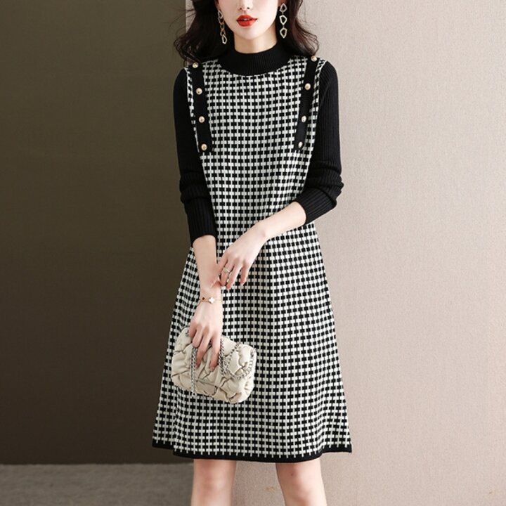 까르죠아 사랑스러운 니트 원피스 미디 루즈핏 하객룩 하원룩 30 40대 여성의류
