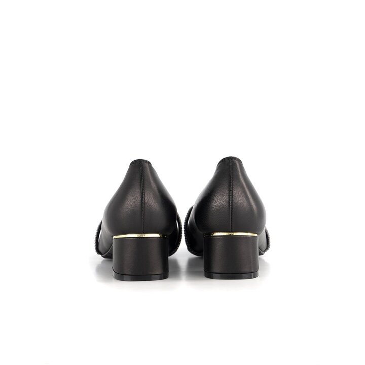 (신세계강남점)여성구두 4cm 큐빅 띠장식 펌프스 DLF518LS10(블랙)