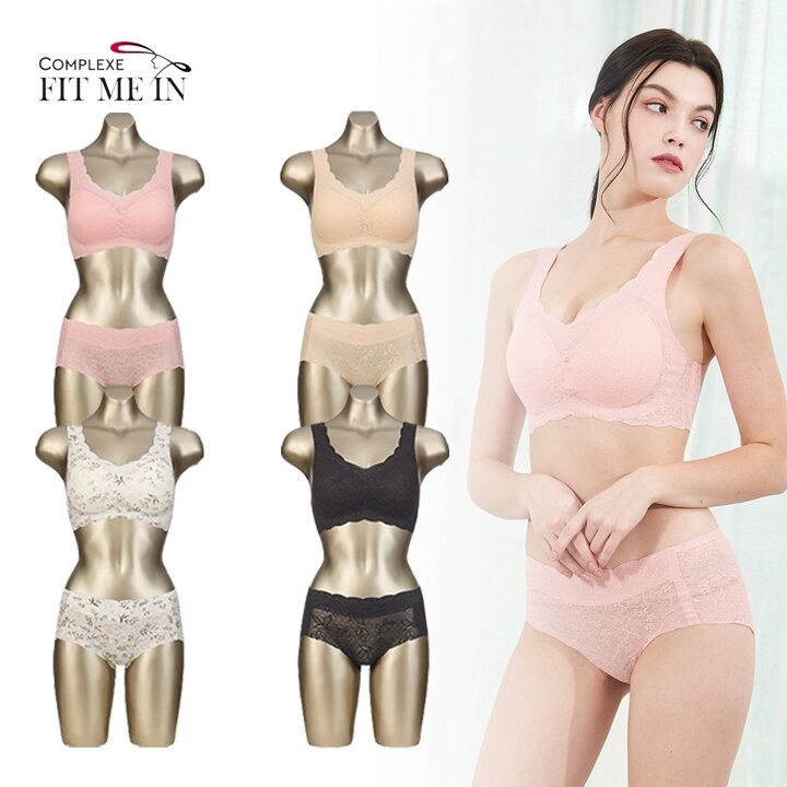 핏미인 아쿠아프리컷 노후크 노와이어 여자속옷세트 8종
