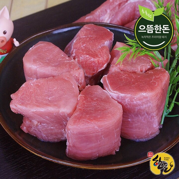 [으뜸한돈] 국내산 한돈 냉장 안심살 500g (돼지고기)