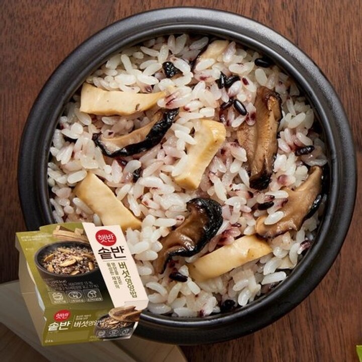 CJ 햇반 솥반 버섯영양밥200G X 6개
