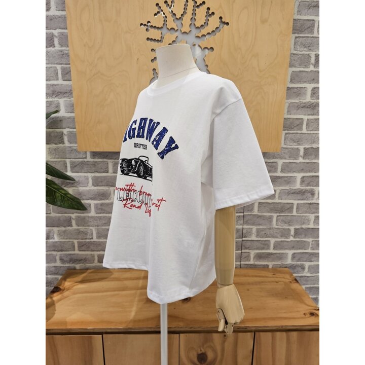 (신세계 사우스시티)하이웨이 반팔 티셔츠 (LC41F5ST003A)