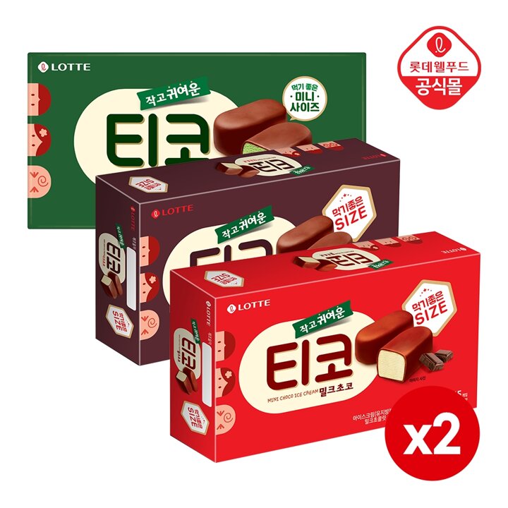 티코 510ml 3종 세트 총 6개입 (밀크/다크/말차 각 2개)