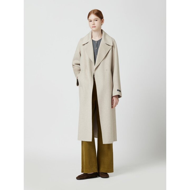 (신세계강남점)[역시즌] 벨티드 핸드메이드 롱 코트 C254MSG176
