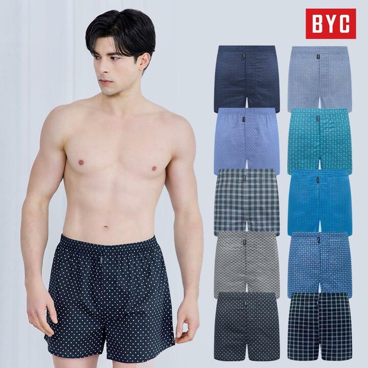 [BYC] 남성 컴포트 순면 트렁크 10종 세트