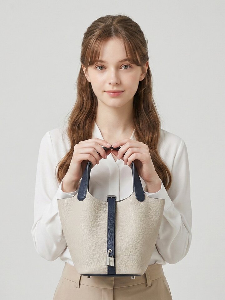 티안 피코백 토트백 피코탄 손가방 가죽가방
