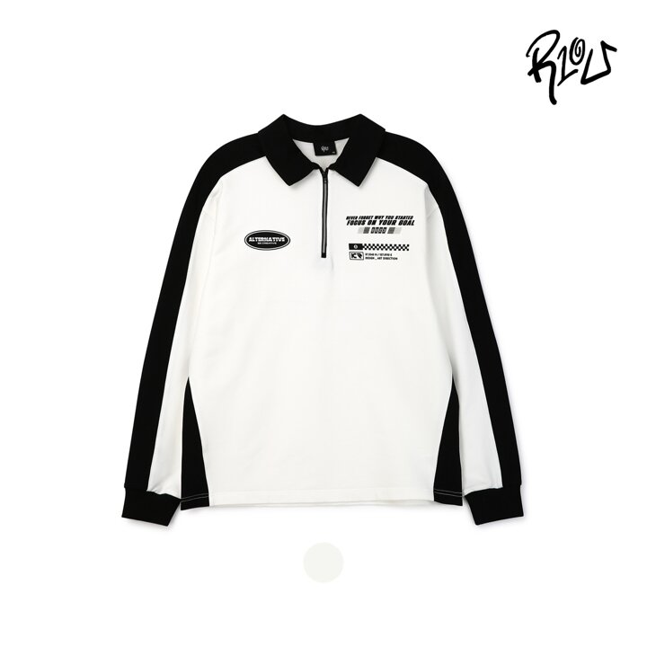 [충주모다]주니어 카라배색반집업티셔츠(R2418T153)CJ