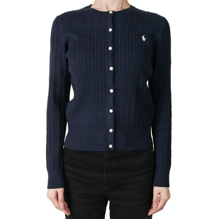폴로랄프로렌 여성 미니 케이블 가디건 헌터네이비 성인사이즈 313543047 011 L-XL