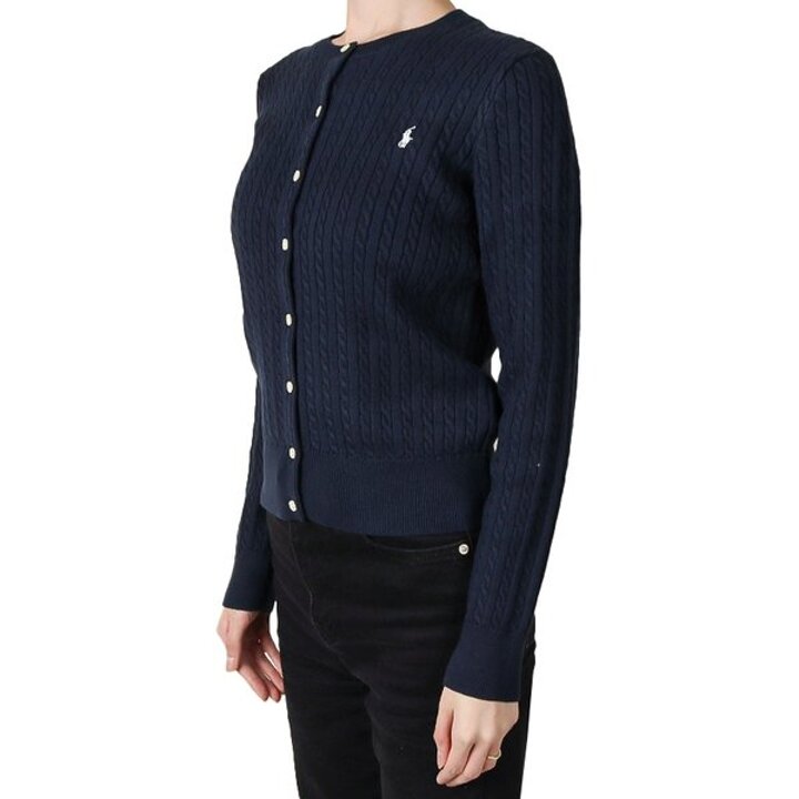 폴로랄프로렌 여성 미니 케이블 가디건 헌터네이비 성인사이즈 313543047 011 L-XL