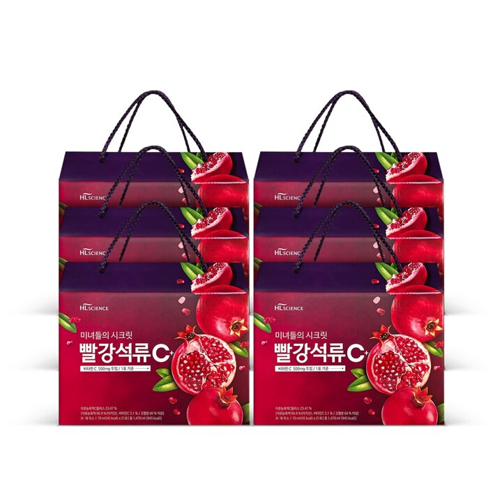 미녀들의 시크릿 빨강석류C+ 21포 x 6박스
