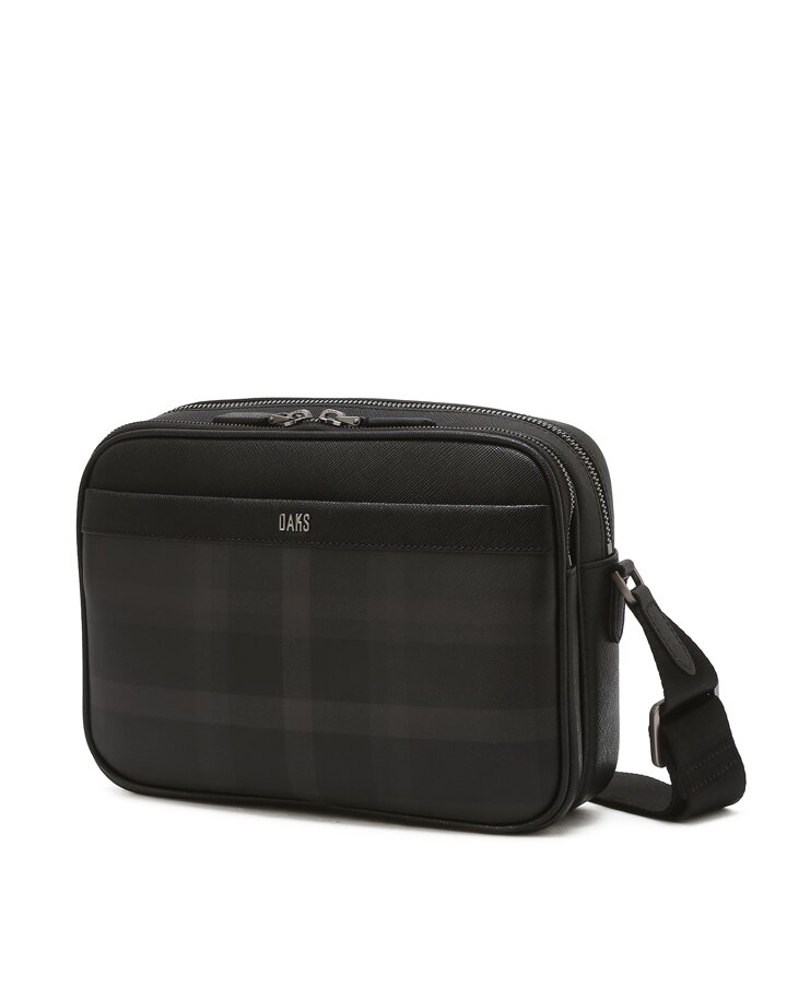 [크로스백][HERITAGE TARTAN]다크브라운 타탄체크 크로스백 (DBBA5F791W3)