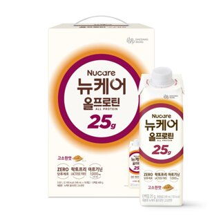 [대상웰라이프] 뉴케어 올프로틴 25g 고소한맛(245ml) 16팩 (★유통기한 26.05.10)