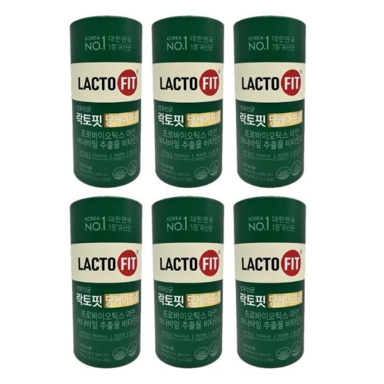 종근당건강 락토핏 당케어프로 생유산균 2g x 30포 x 6박스 -AO-