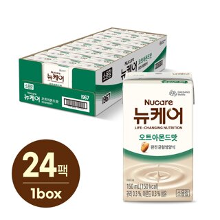 [대상웰라이프] 뉴케어 미니 오트아몬드맛 (150mlx24팩), 1박스