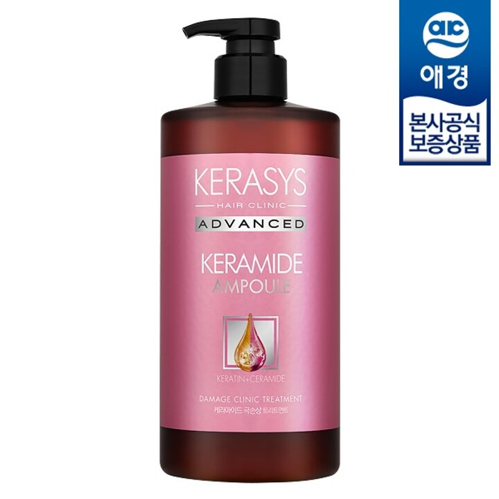 [애경] 케라시스 케라마이드 극손상 샴푸/트리트먼트 1L x1개