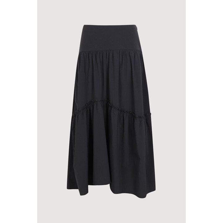 (신세계센텀점)LQKAW25300 A라인 셔링 롱 스커트 [럭키슈에뜨]