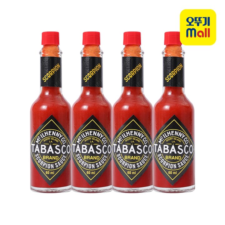[본사직영] 오뚜기 타바스코 스콜피온소스 60ml 4개