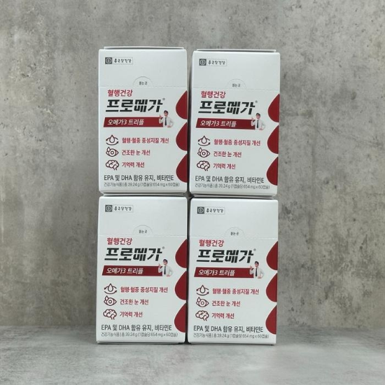 종근당건강프로메가오메가3트리플60캡슐x4개
