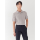[하프클럽/지센 남성 ]베이직 카라 반팔 니트 MCKTP343 GR
