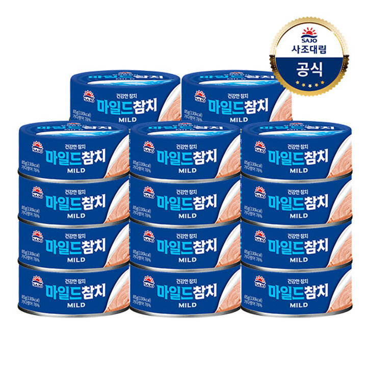 [사조대림] 사조참치(안심따개) 85g x20캔