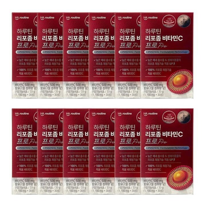 [하루틴]하루틴리포좀비타민C프로12개월분dn