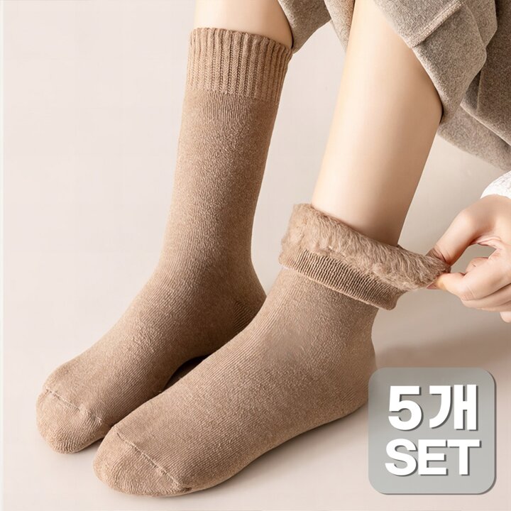 [5켤레SET] KARRA 기모볼드립양말_A4W0623_5SET