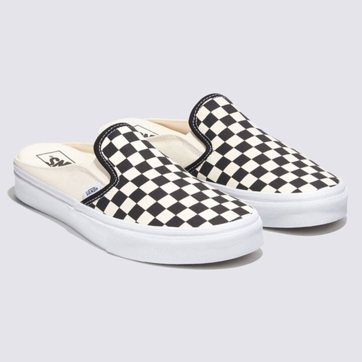 (신세계 사우스시티)VANS Slip-On Mule 반스 슬립온 뮬 체커보드 블랙 / VN0004KTEO1