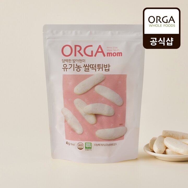 올가 유기농 쌀떡튀밥 8개 (40g)