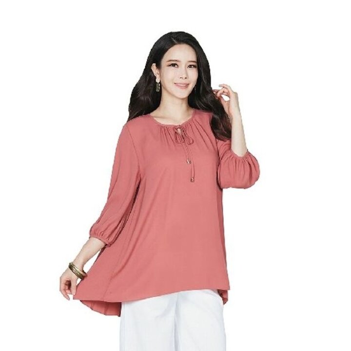 [바띠] 플리츠 카라 블라우스[34009509]